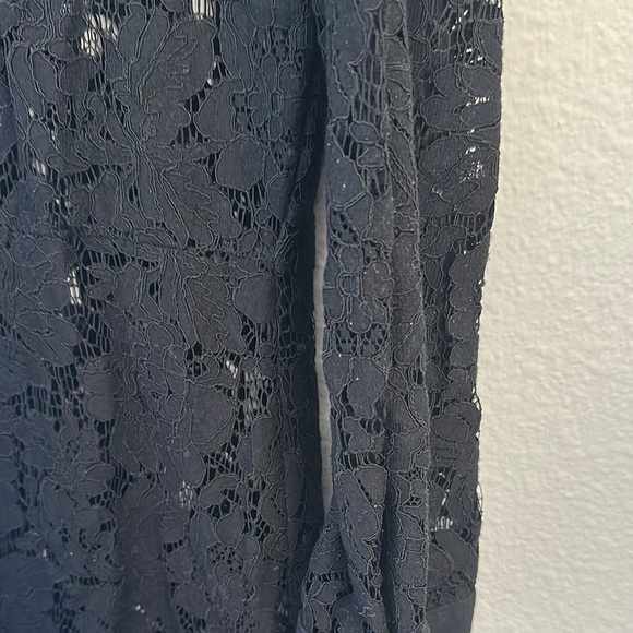 Zara Black Lace Button-Up Dress XXl - Picture 5 of 10